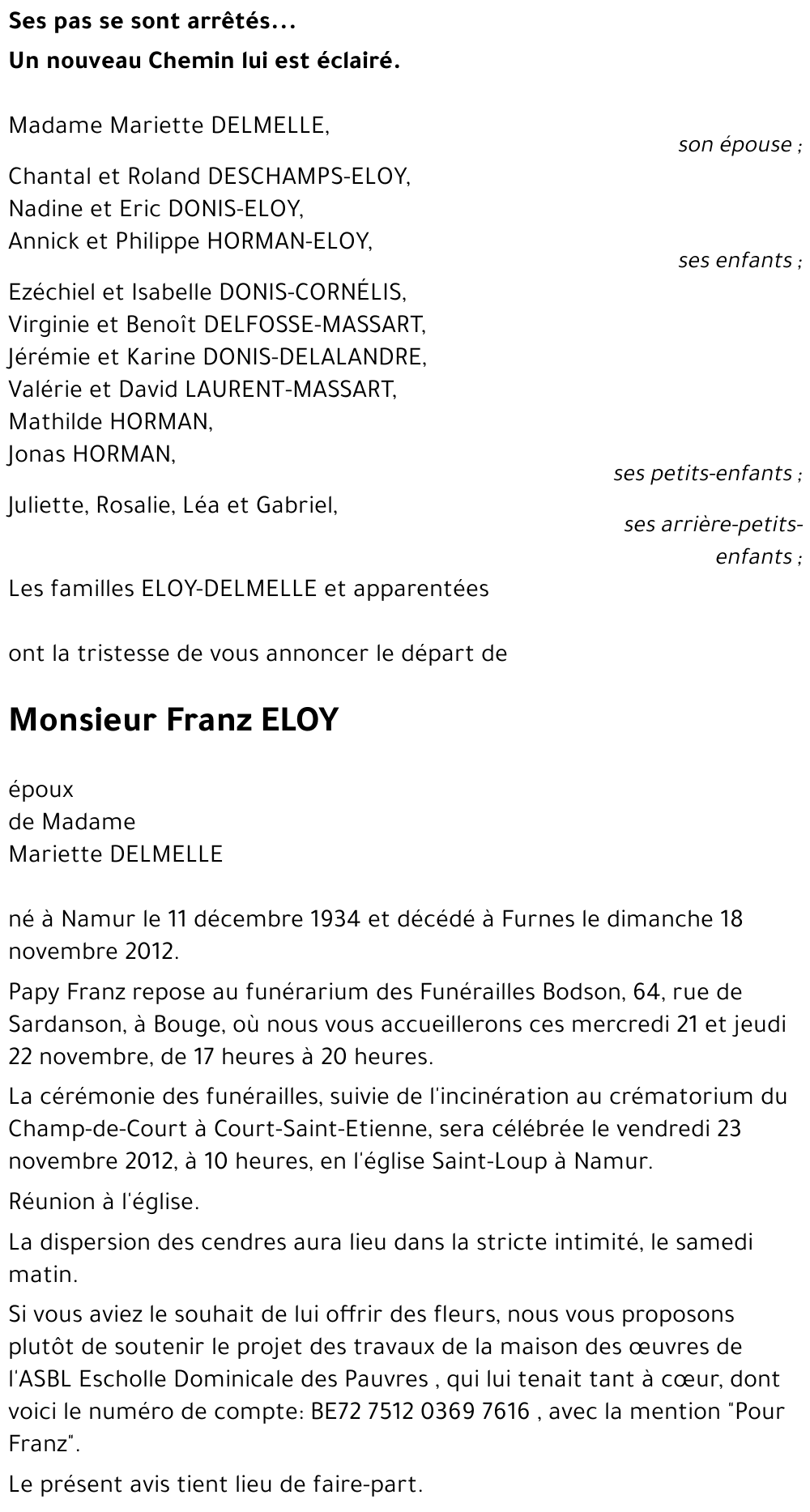 Franz ELOY