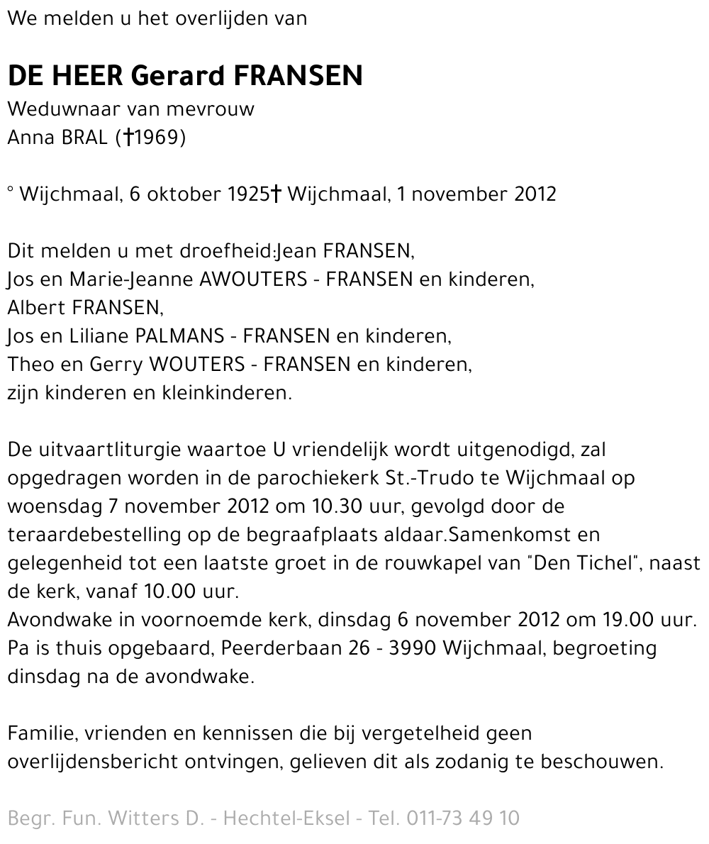 Gerard Fransen