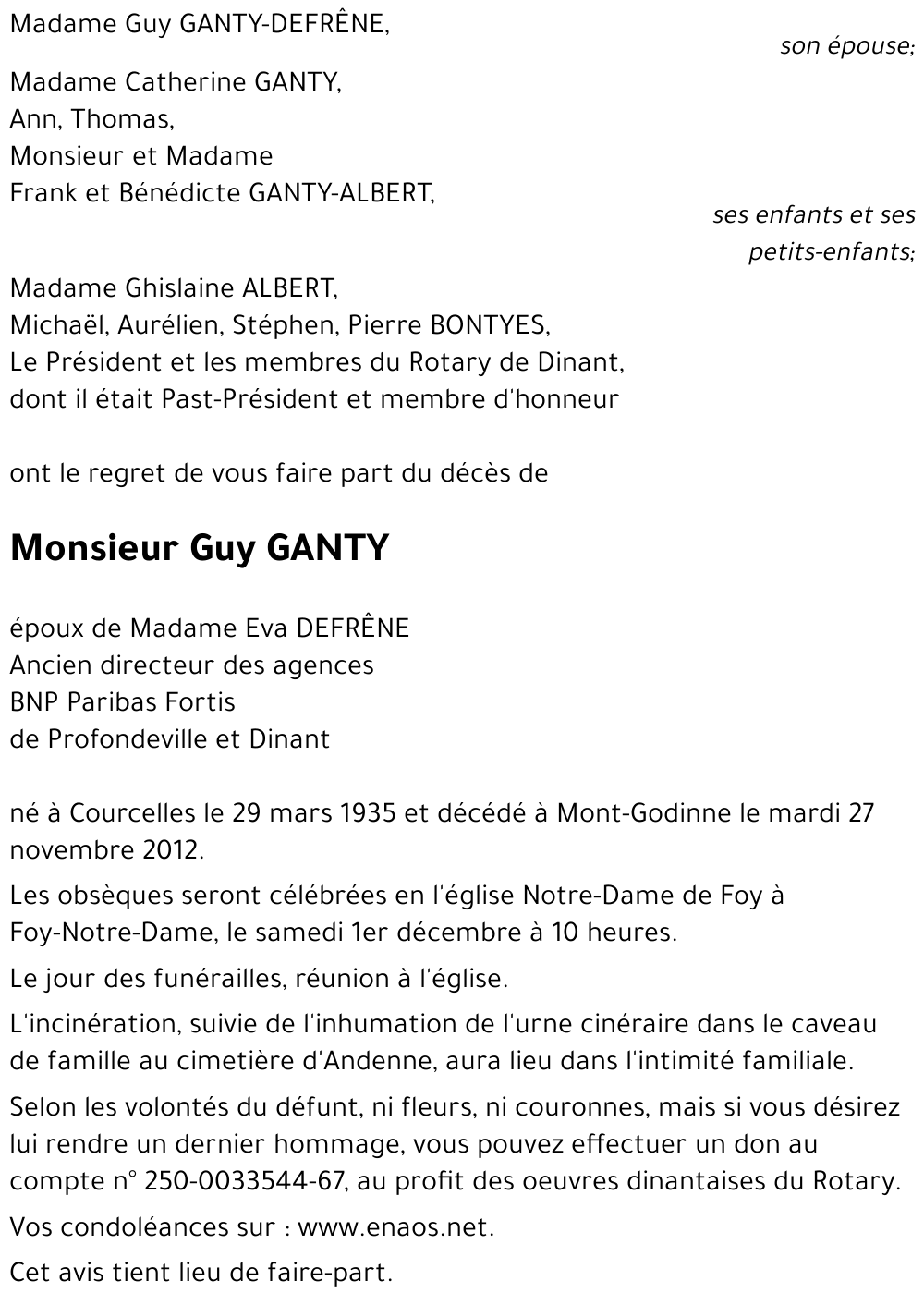 Guy GANTY