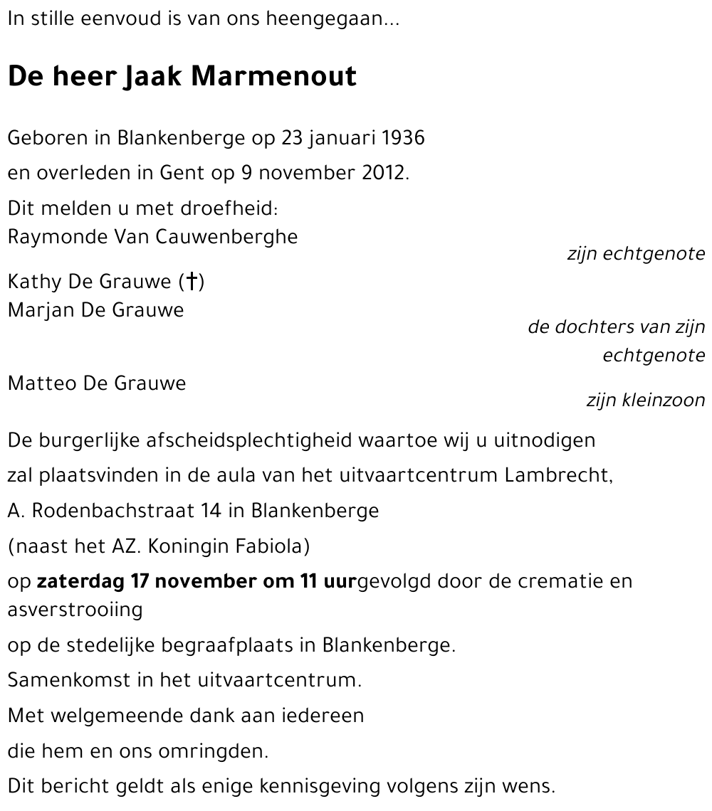 Jaak MARMENOUT