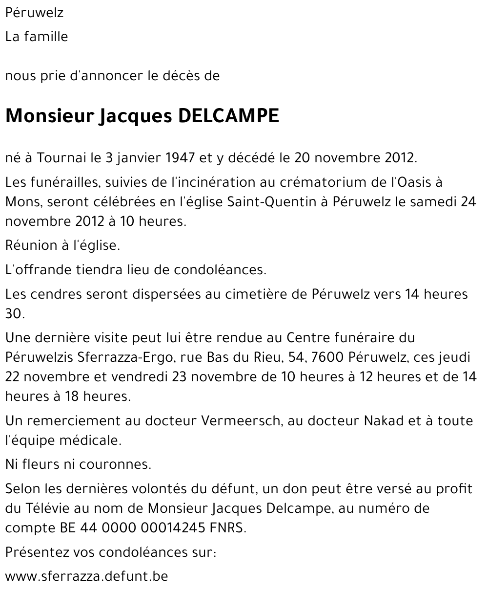 Jacques DELCAMPE