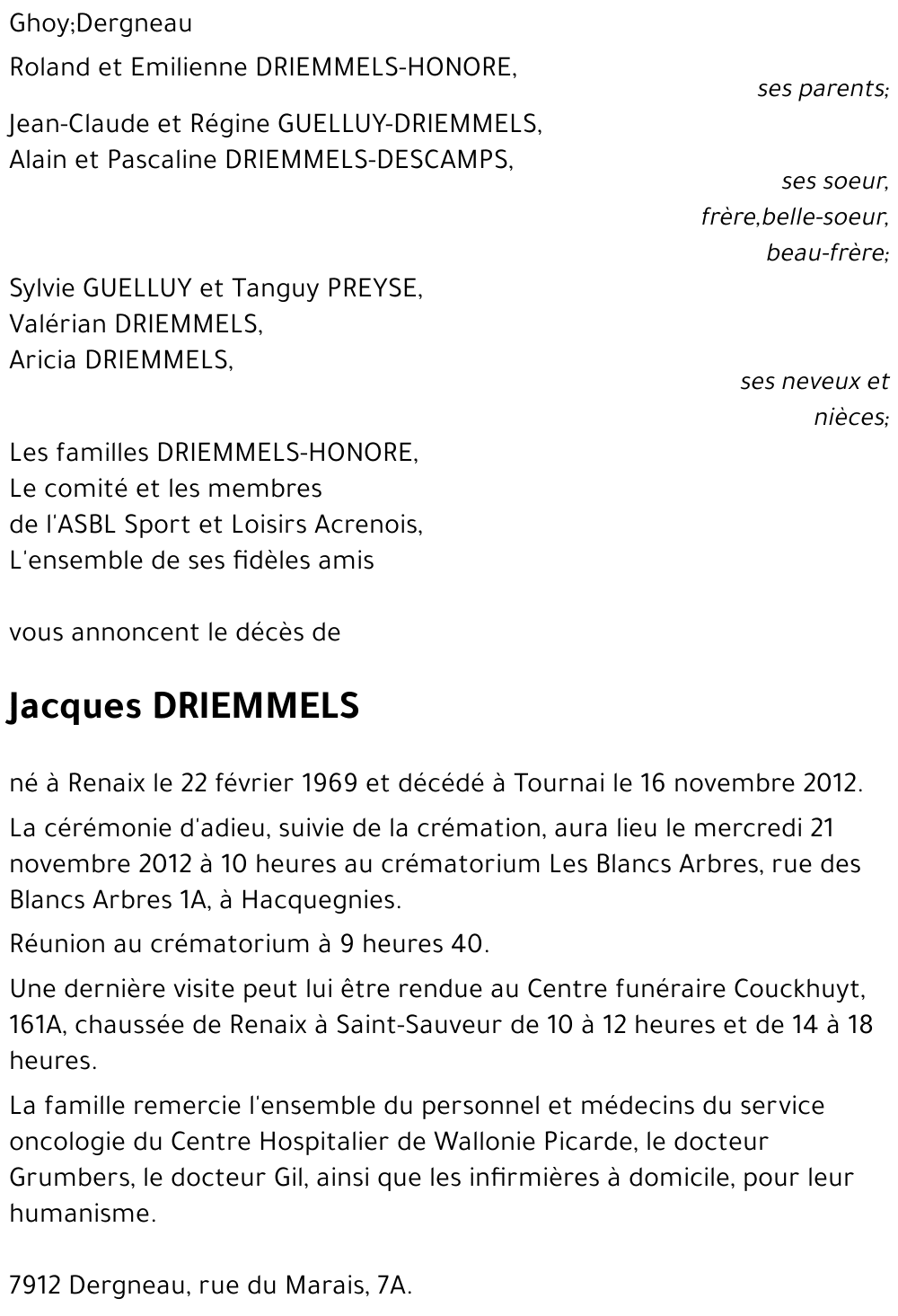 Jacques DRIEMMELS