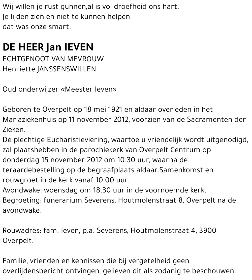 Jan Ieven