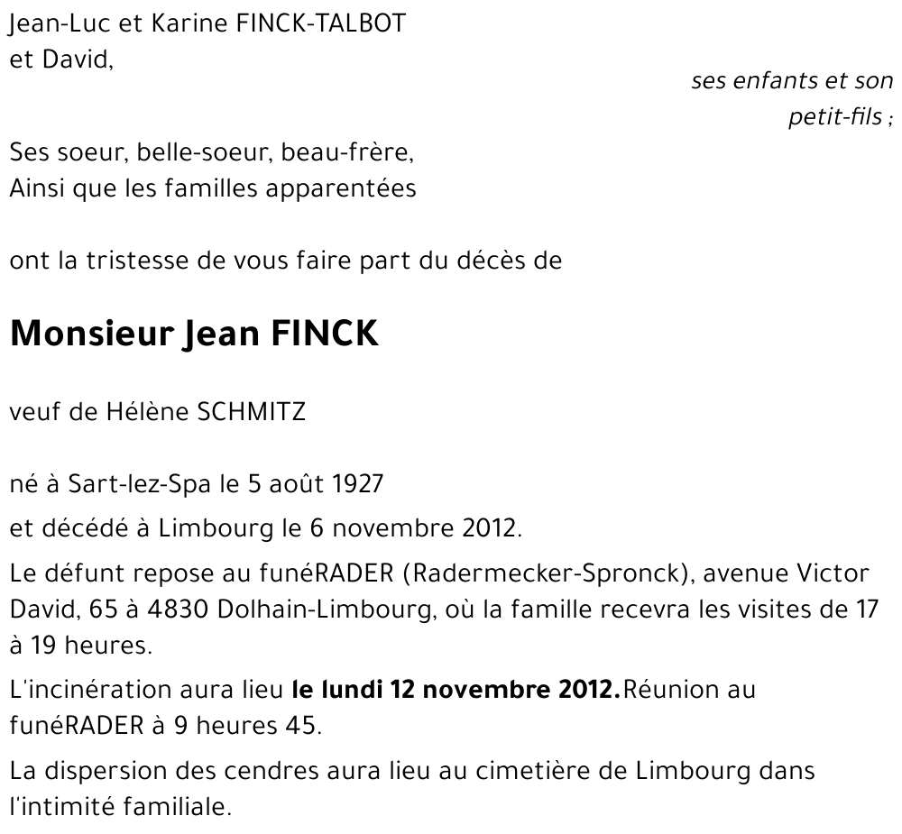 Jean FINCK
