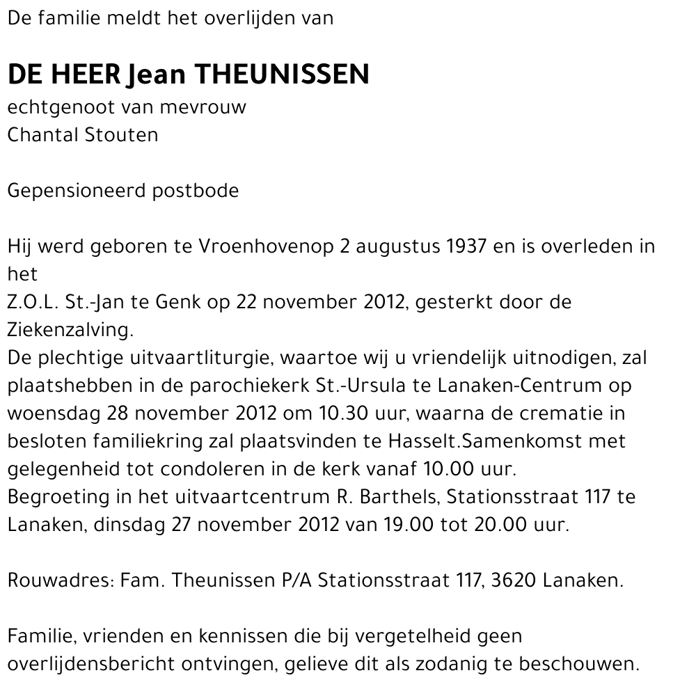 Jean Theunissen