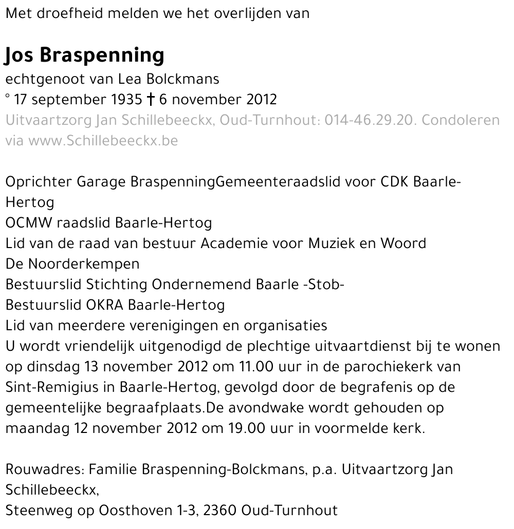Jos Braspenning