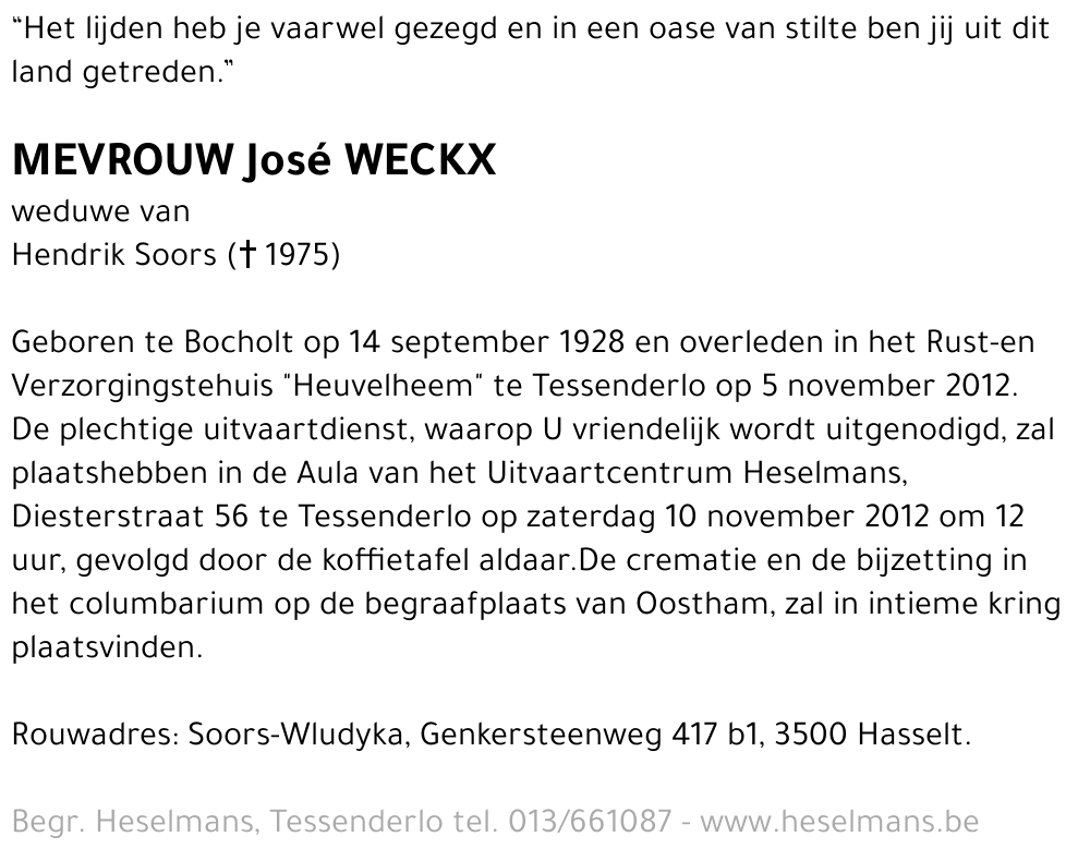 José Weckx