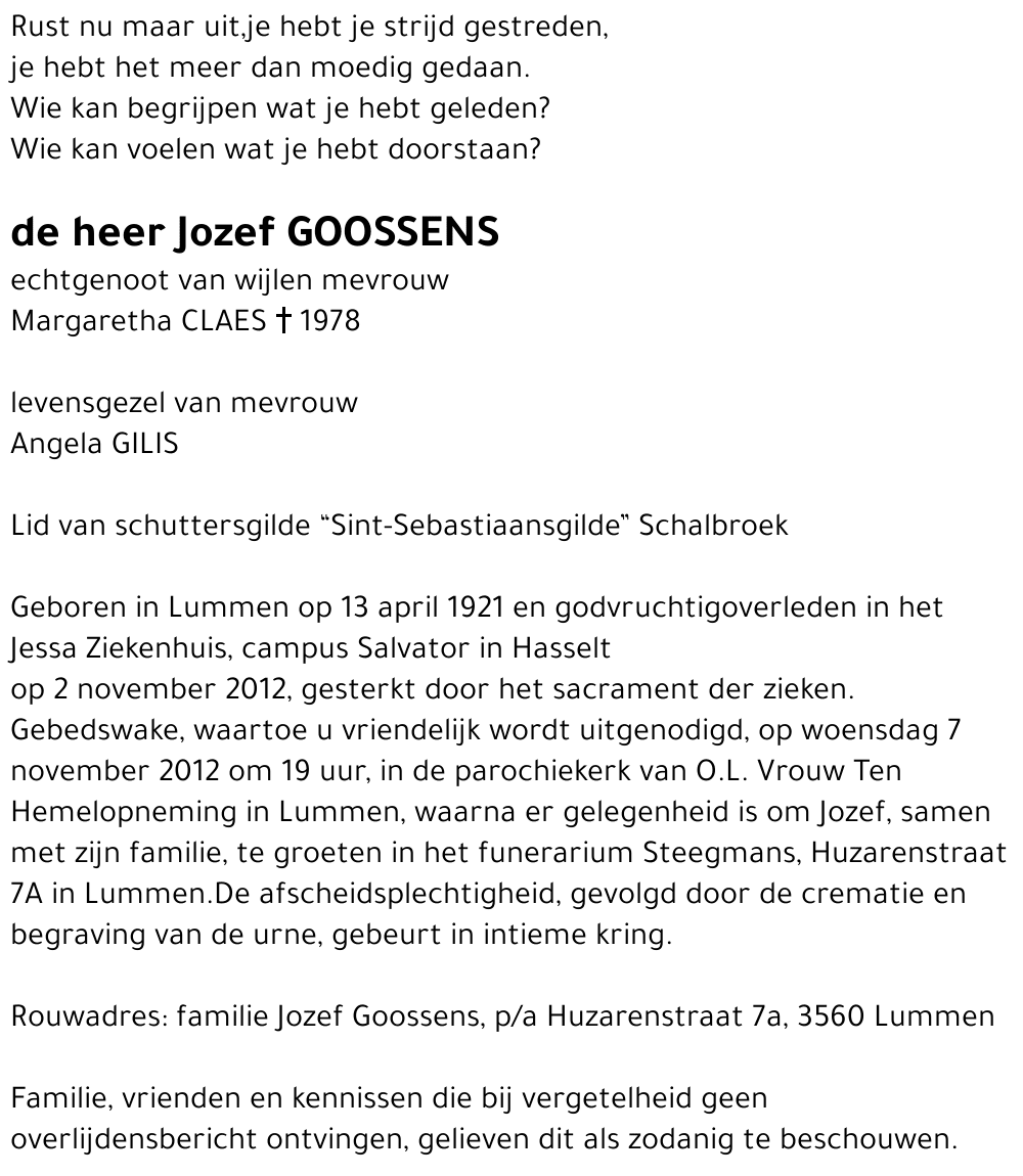 Jozef Goossens