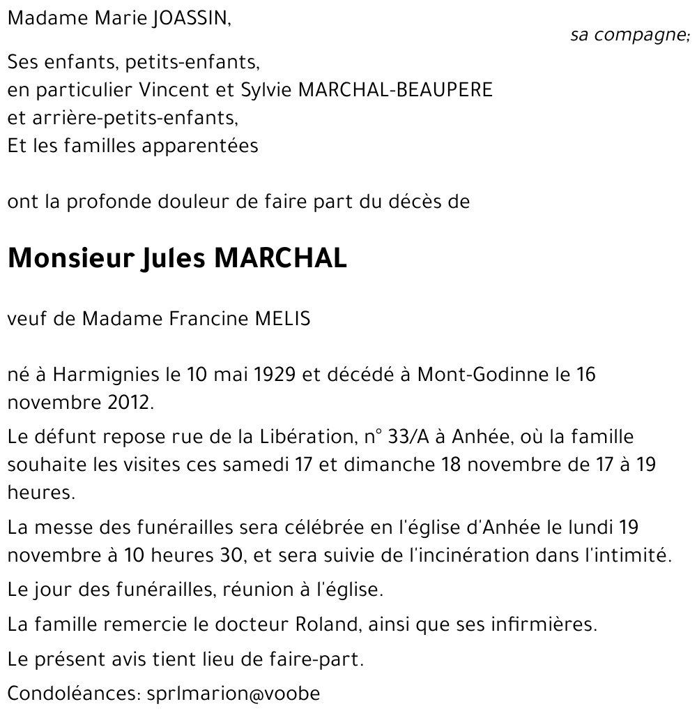 Jules MARCHAL