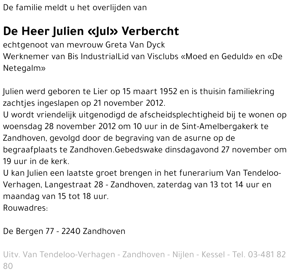 Julien «Jul» Verbercht