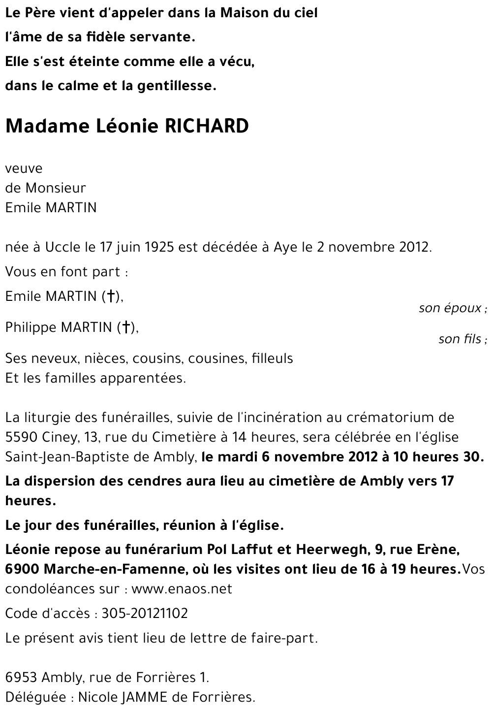Léonie RICHARD