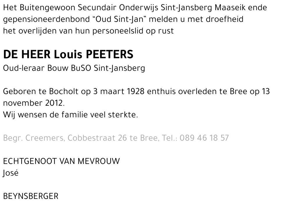 Louis Peeters