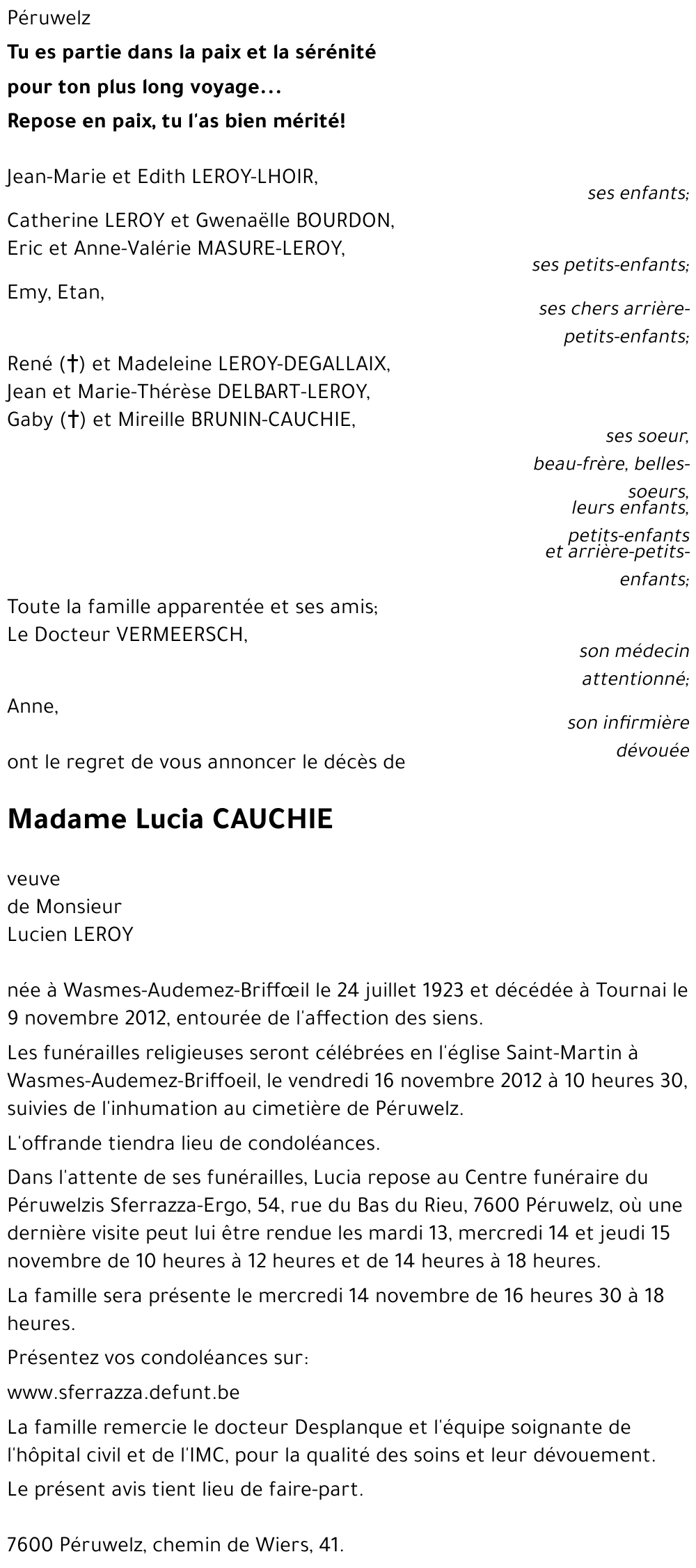 Lucia CAUCHIE