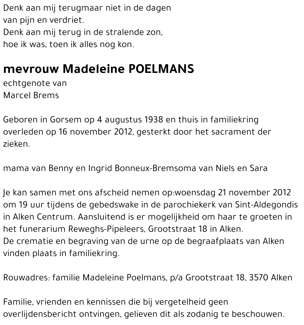 Madeleine Poelmans