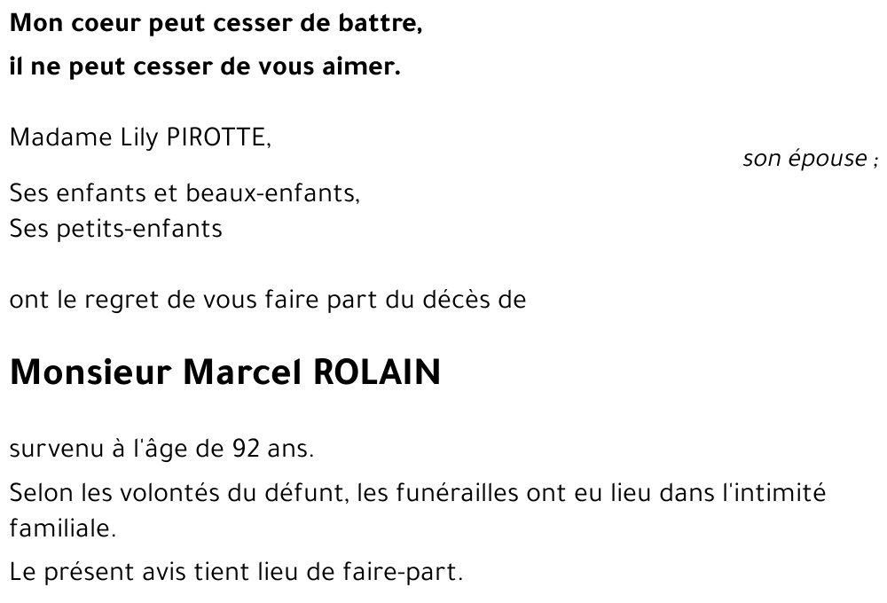 Marcel ROLAIN