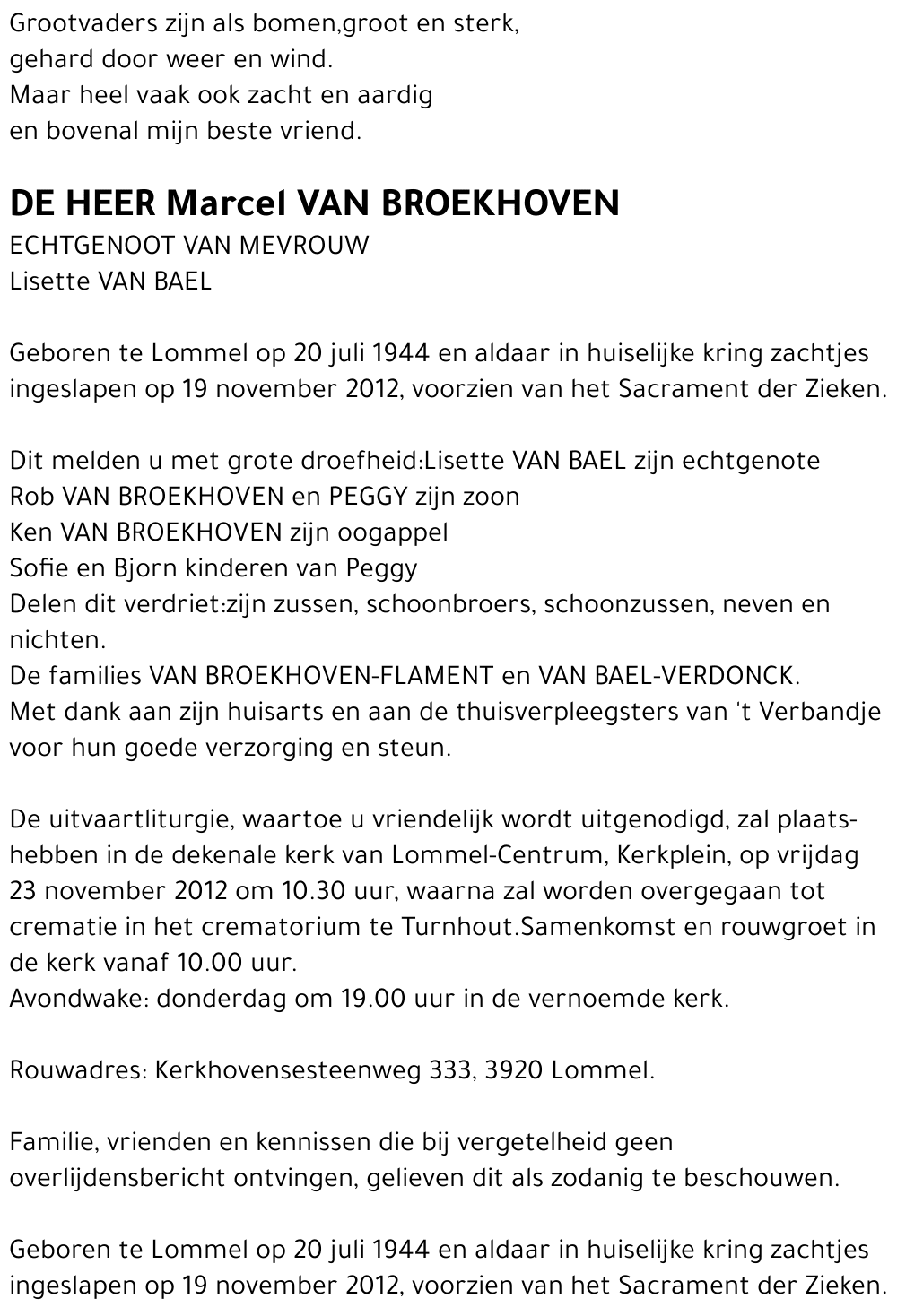 Marcel Van Broekhoven