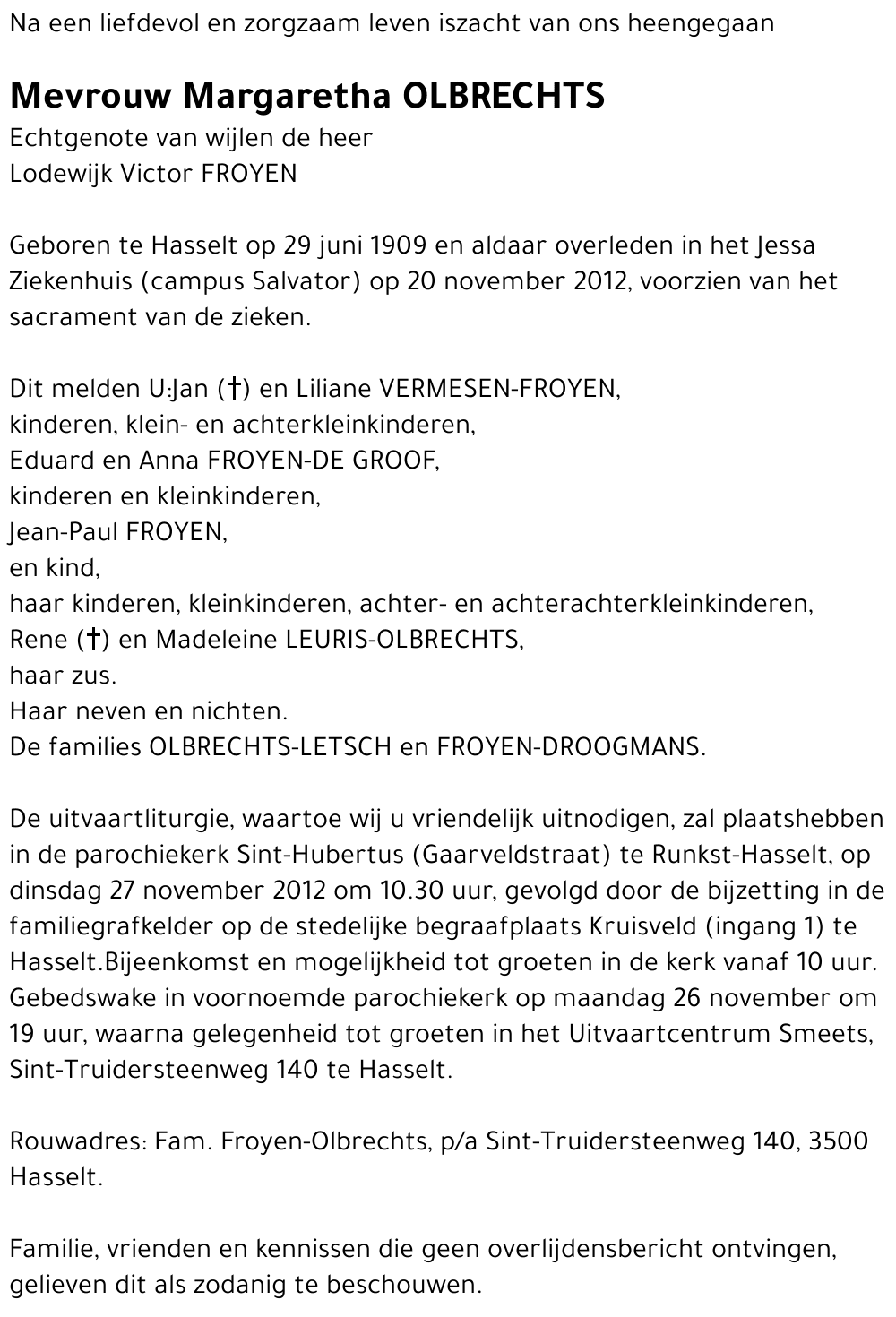 Margaretha Olbrechts