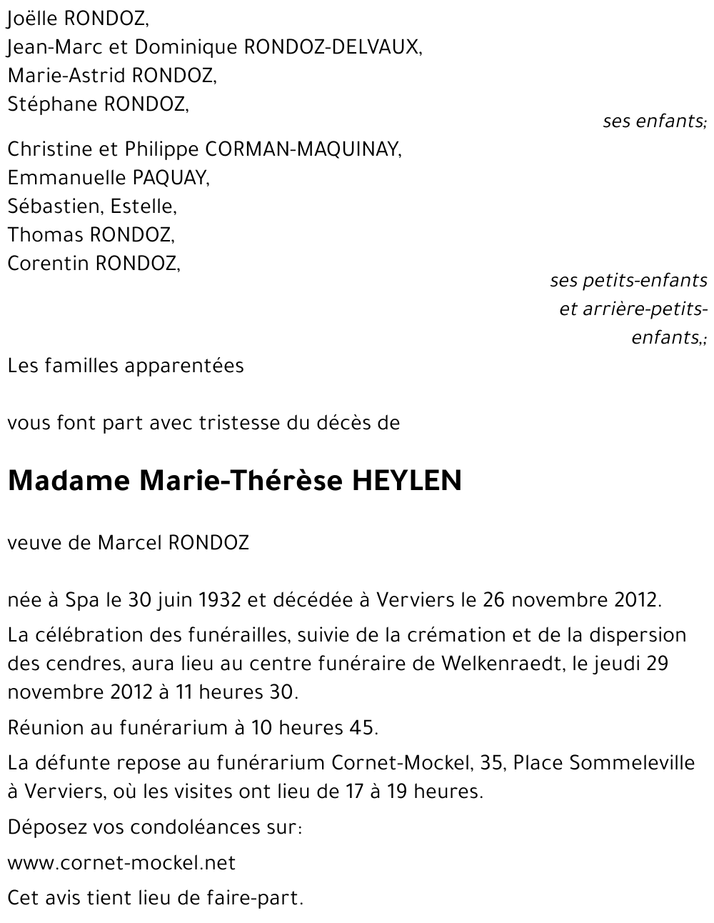 Marie-Thérèse HEYLEN