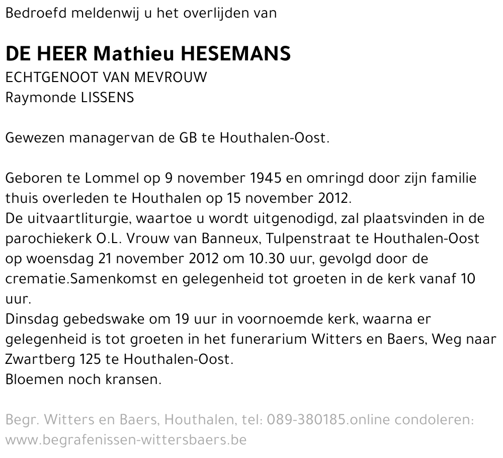 Mathieu Hesemans