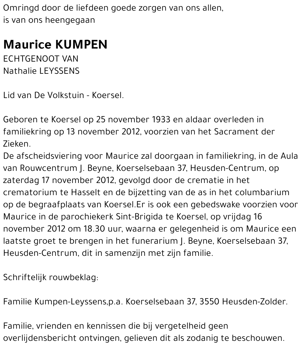 Maurice Kumpen