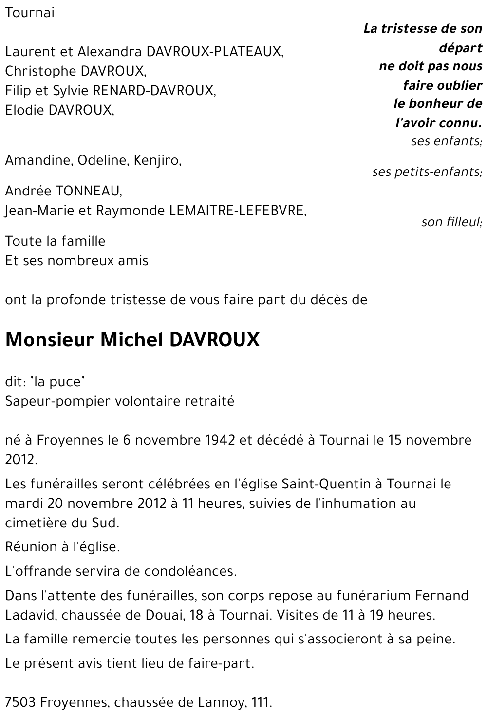 Michel DAVROUX