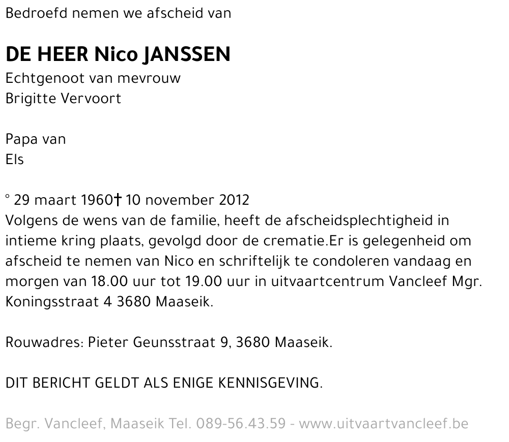 Nico Janssen