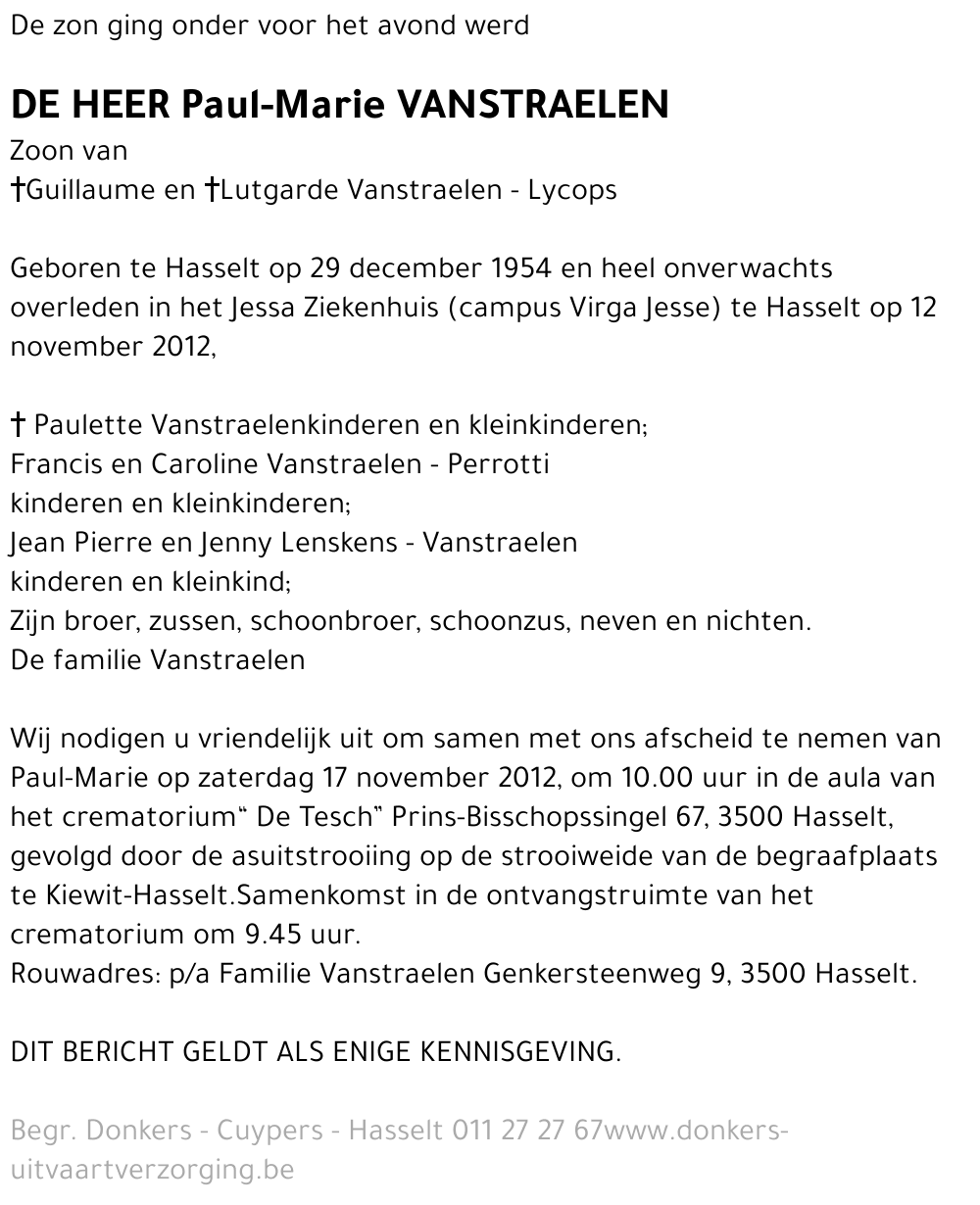 Paul-Marie Vanstraelen