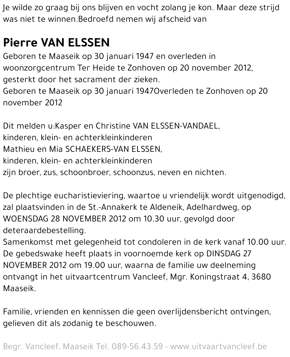 Pierre Van Elssen