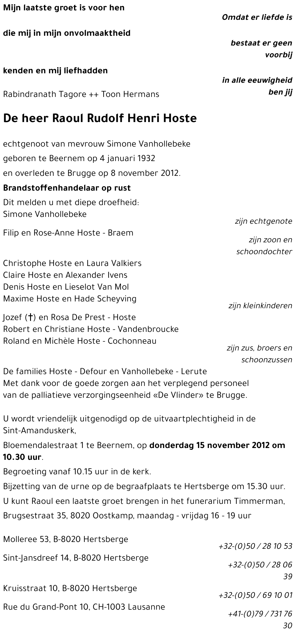 Raoul Rudolf Henri Hoste