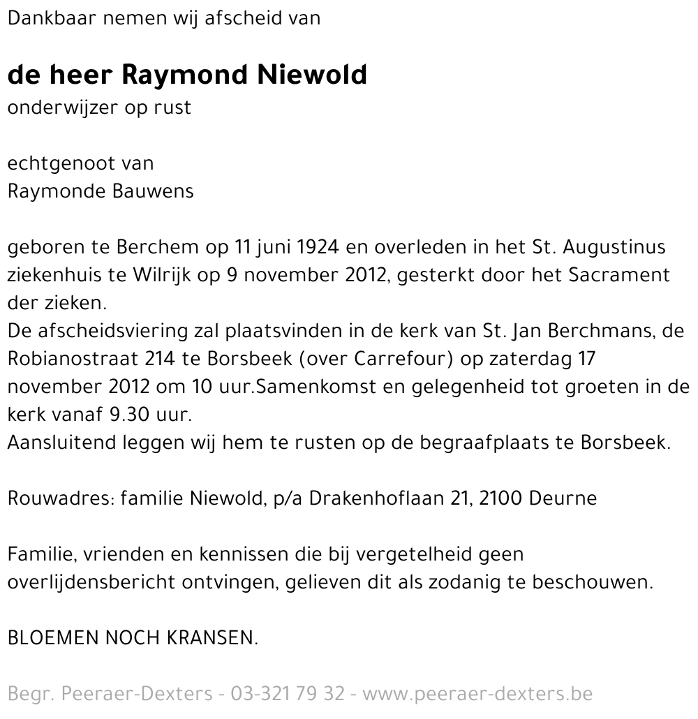 Raymond Niewold