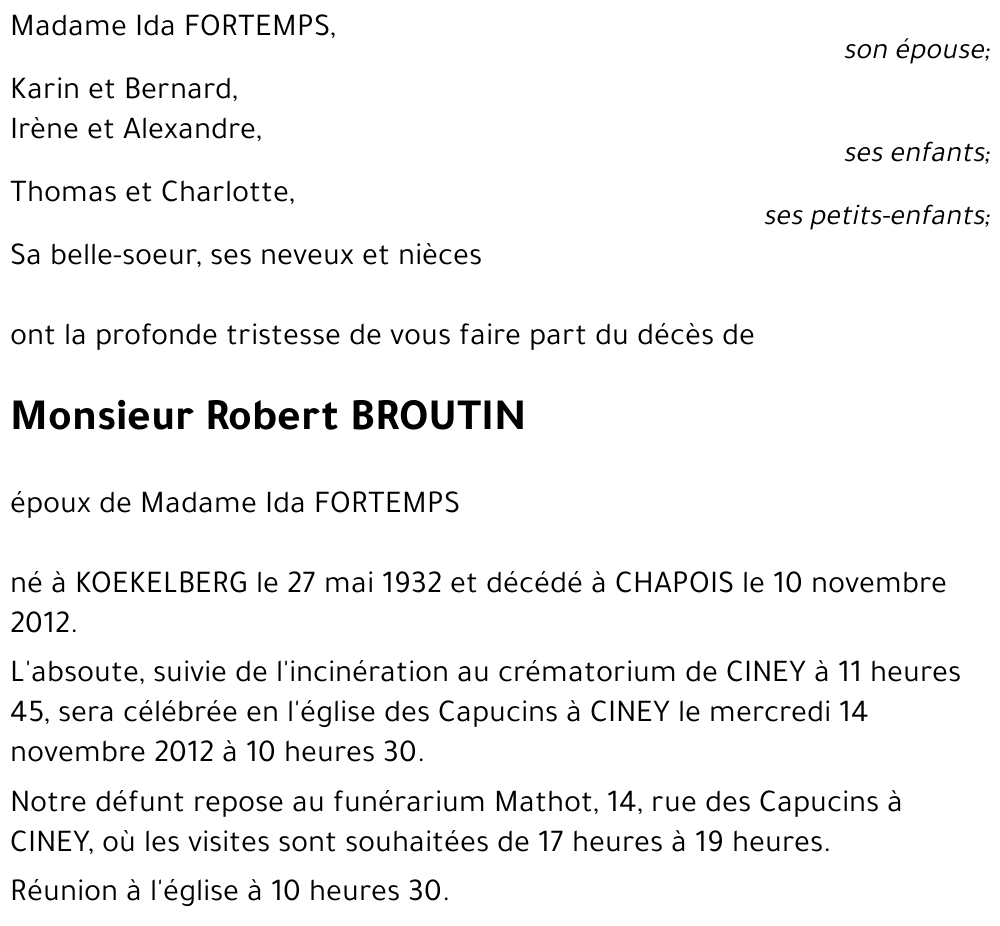 robert broutin