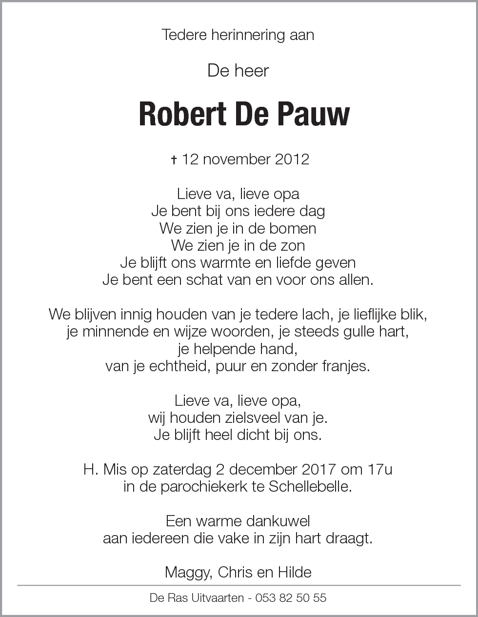 Robert De Pauw