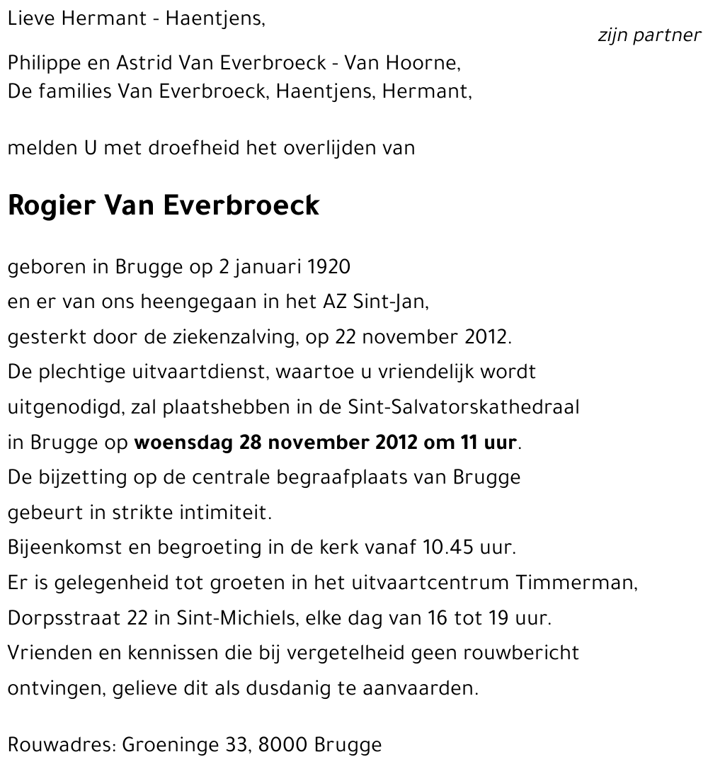 Rogier Van Everbroeck
