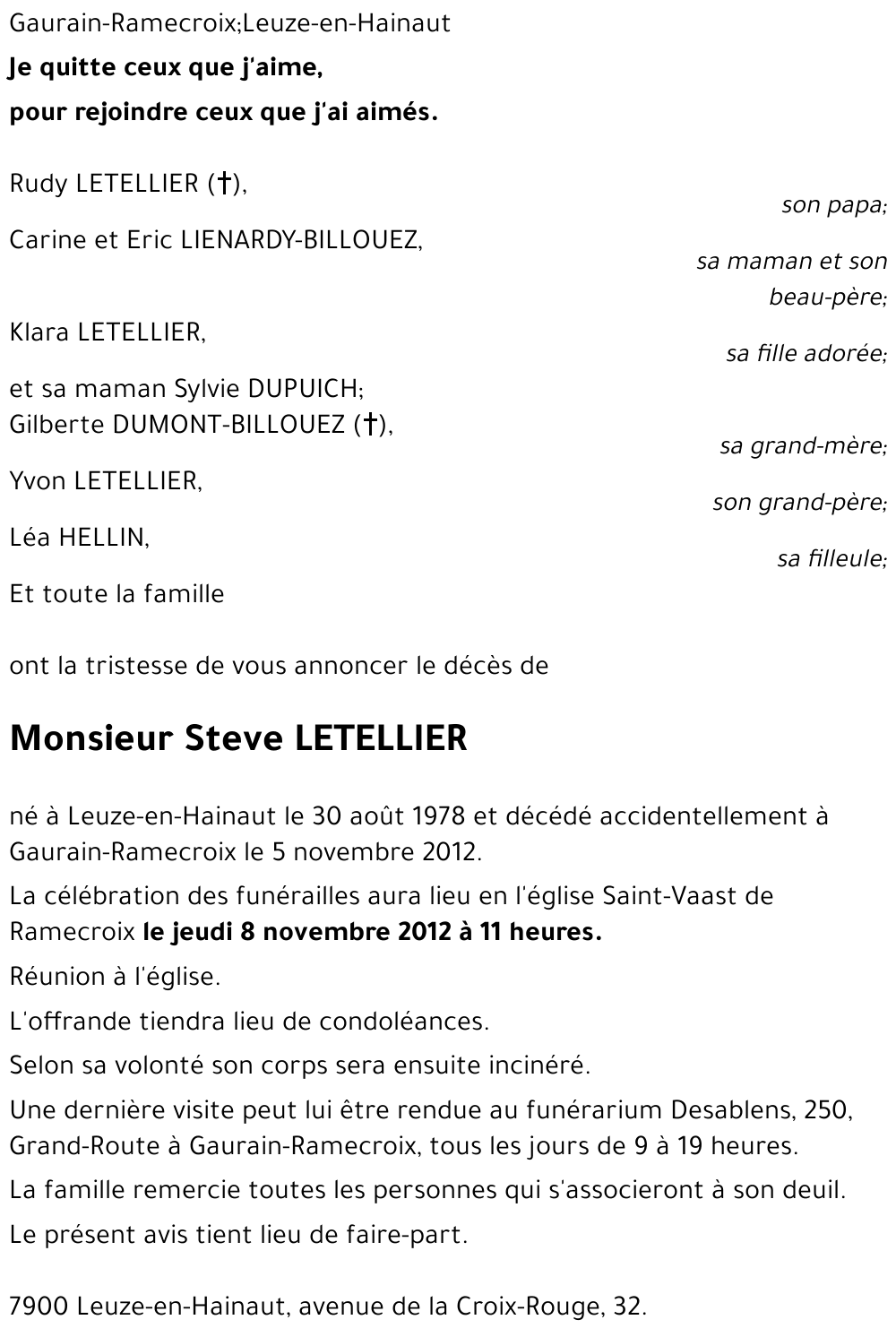 Steve LETELLIER