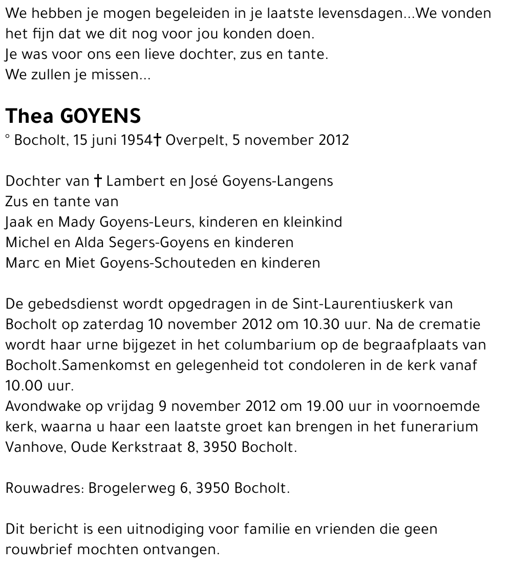 Thea Goyens