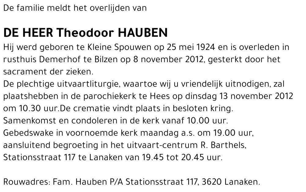 Theodoor Hauben