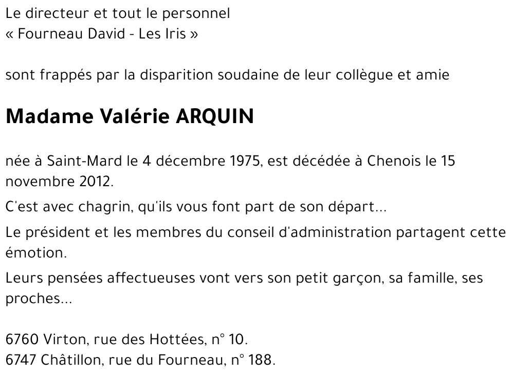 Valérie ARQUIN
