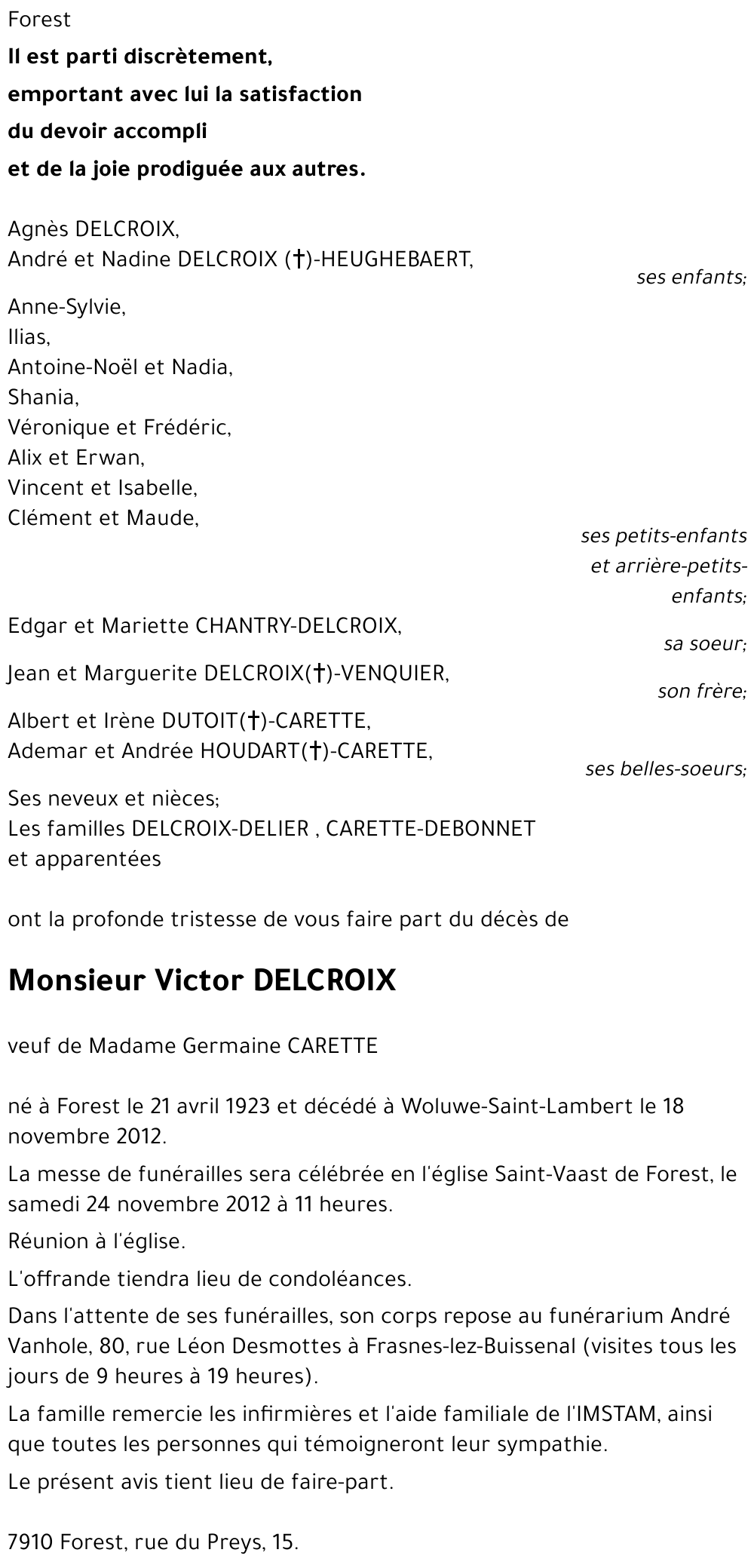 Victor DELCROIX