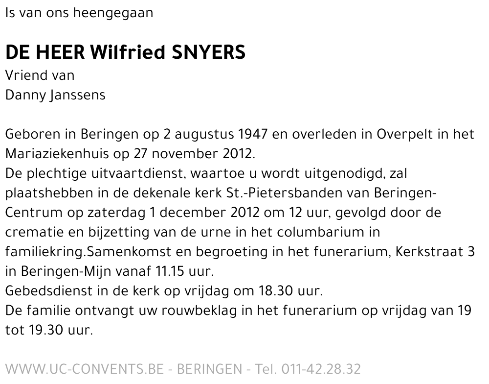 Wilfried Snyers