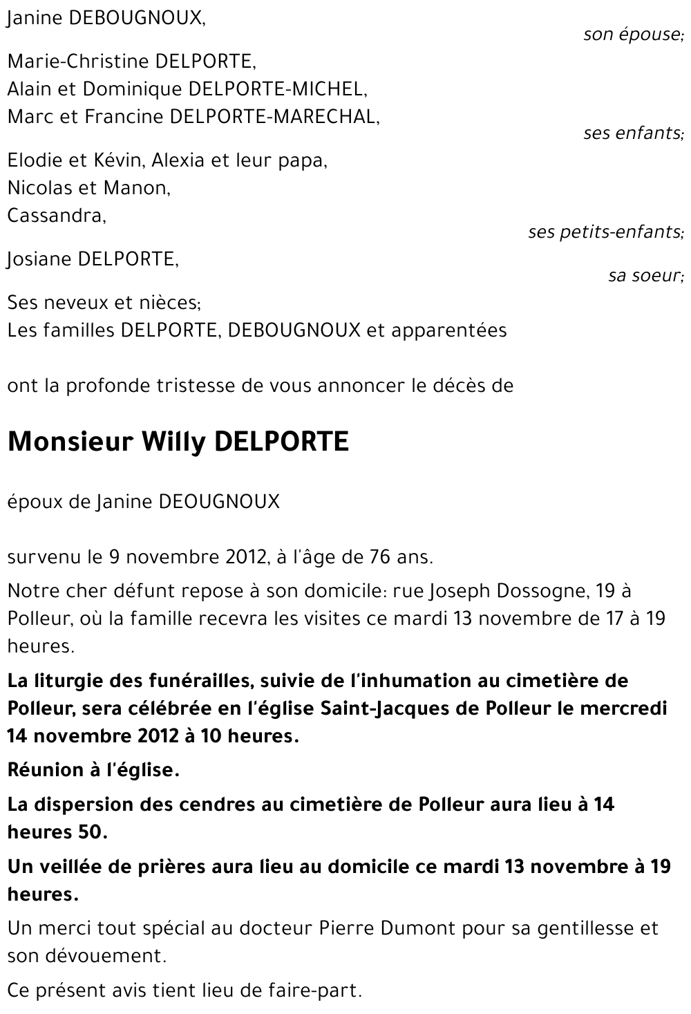 Willy DELPORTE