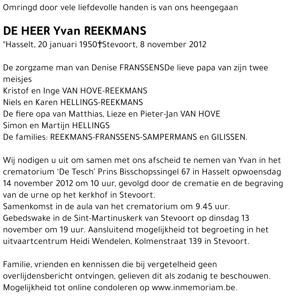 Yvan REEKMANS