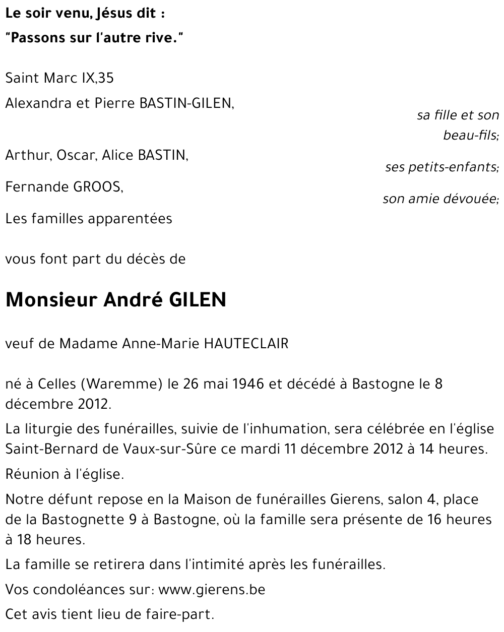 André GILEN