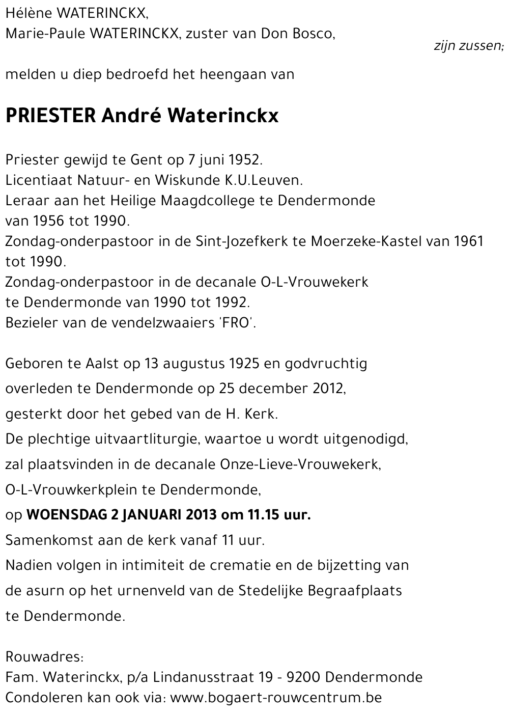 André Waterinckx