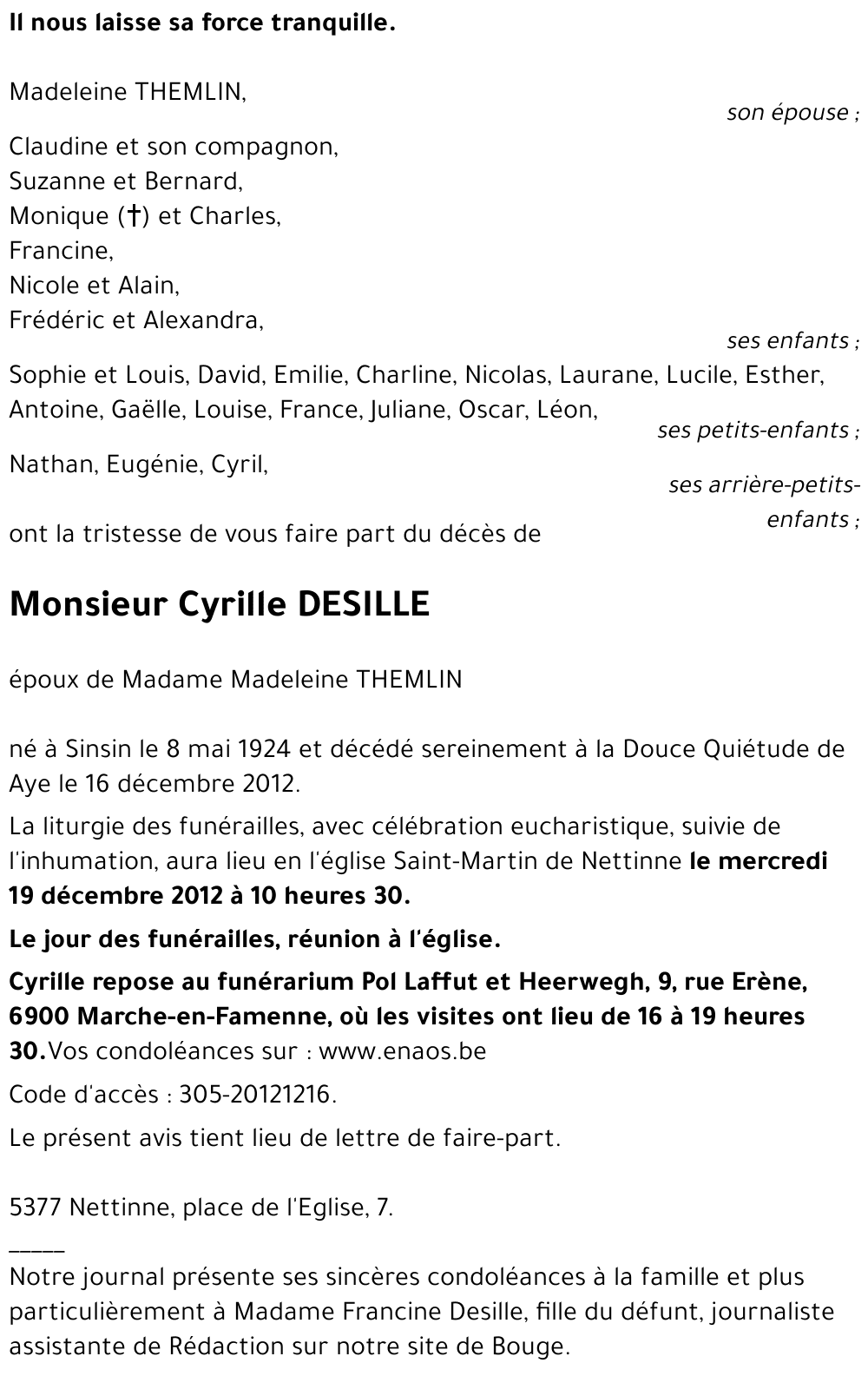 Cyrille DESILLE
