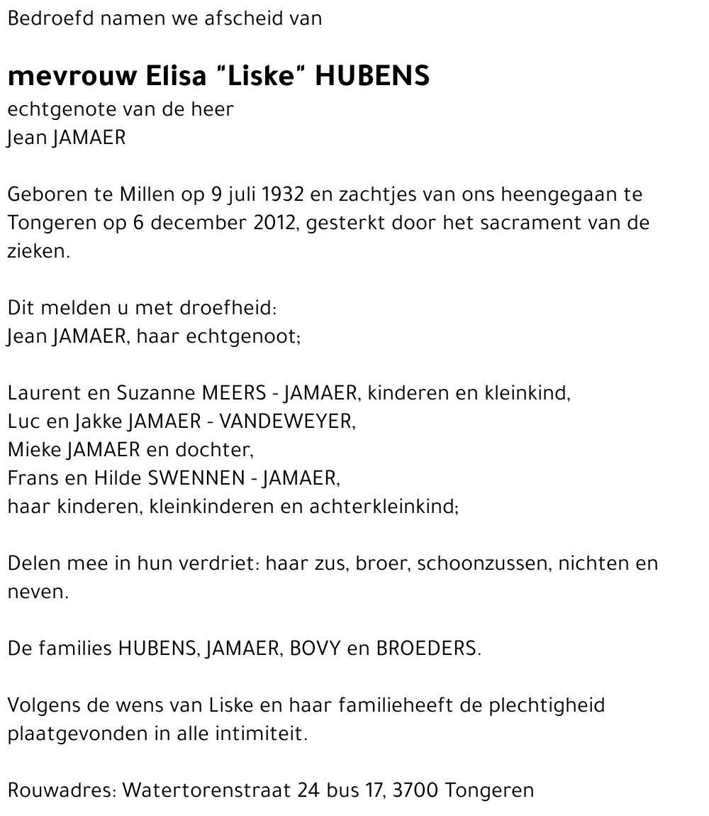Elisa HUBENS