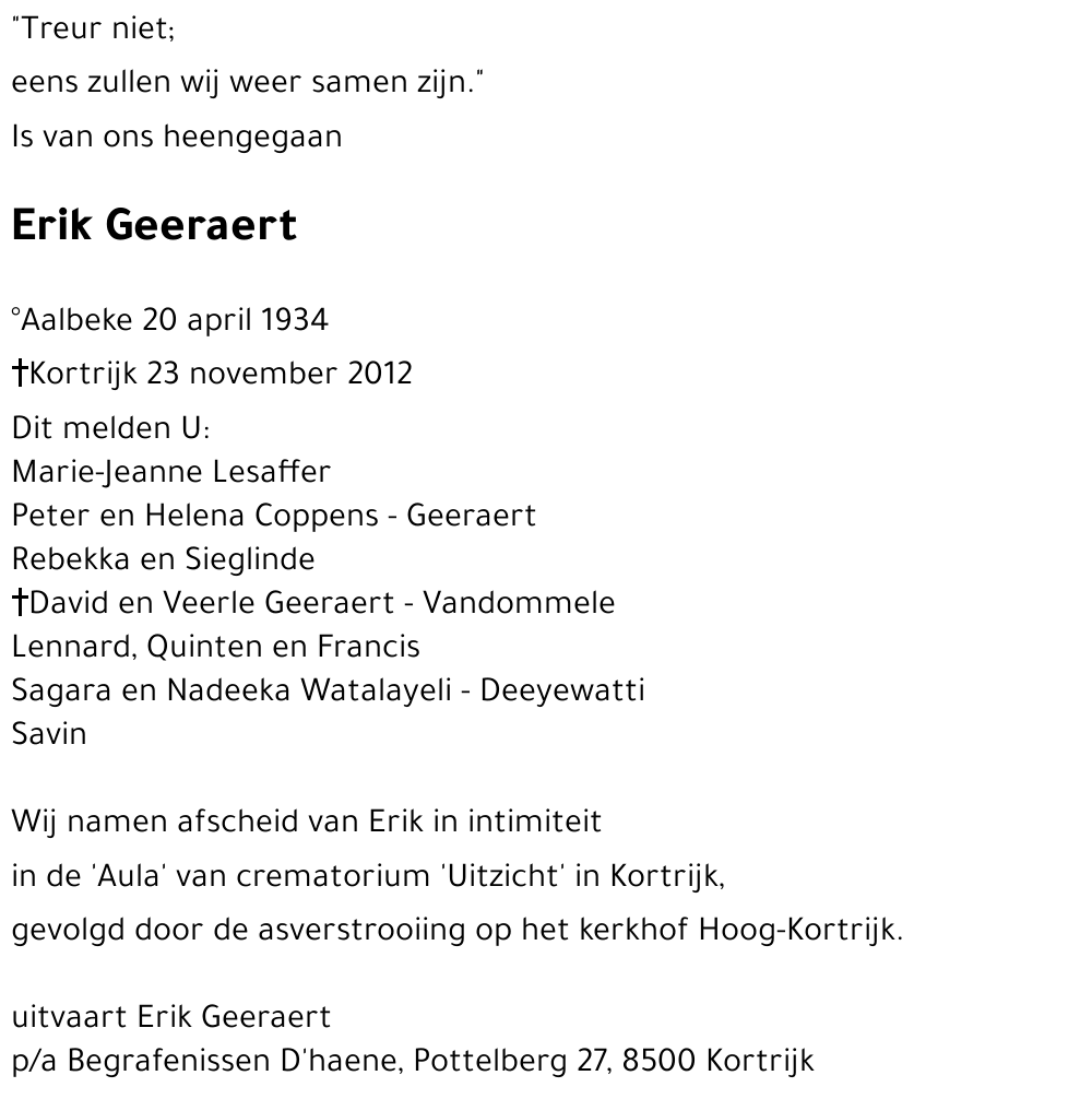 Erik Geeraert