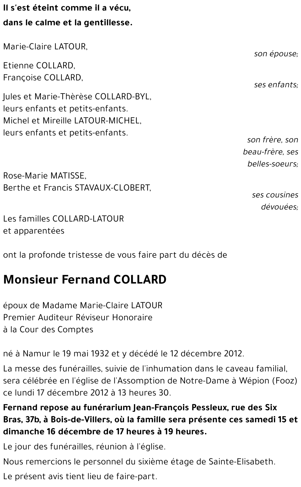Fernand COLLARD