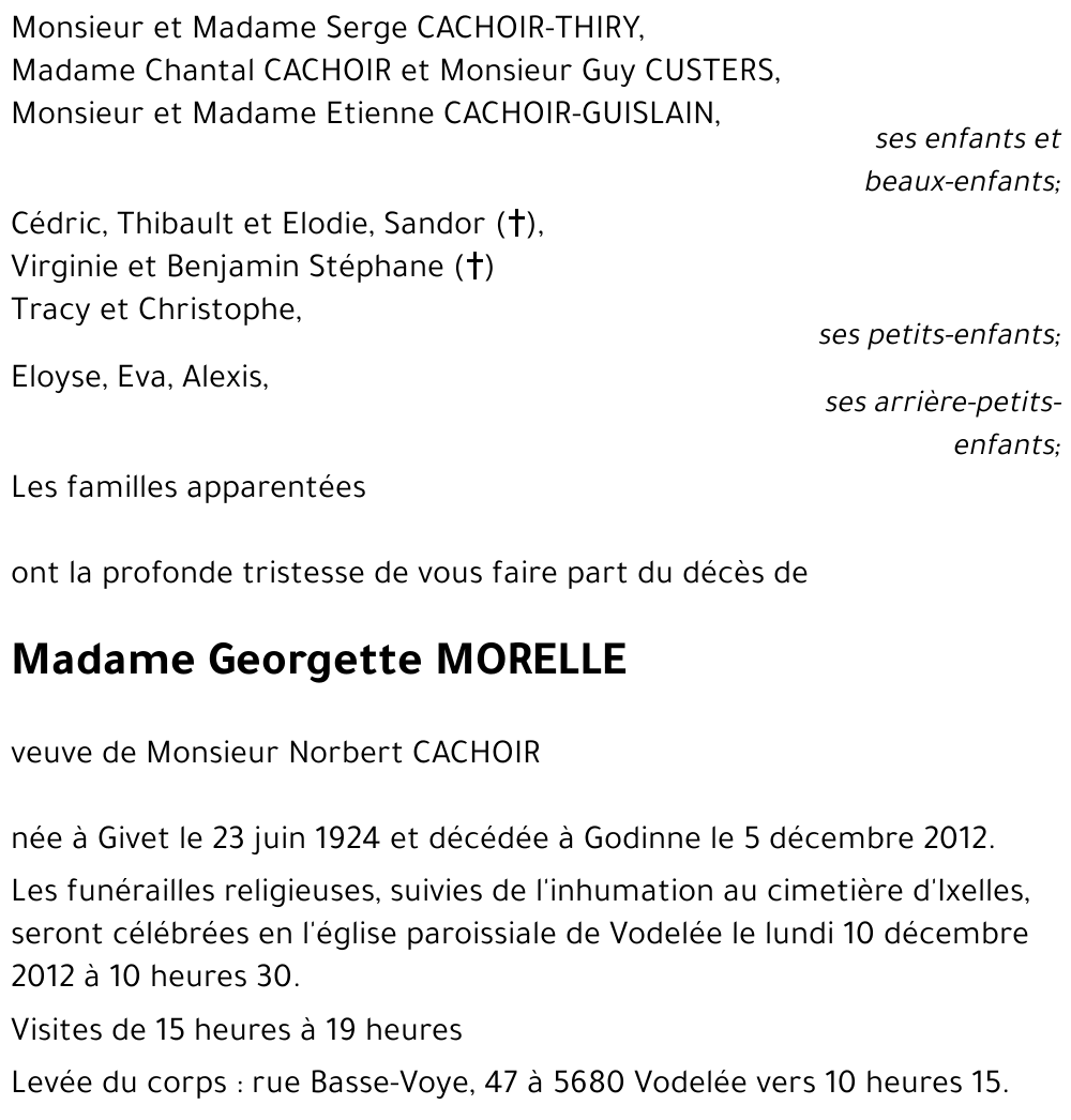 Georgette Morelle