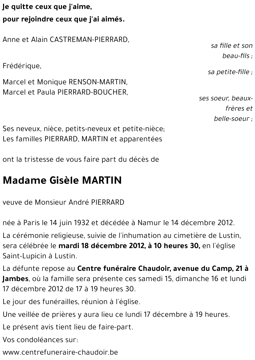 Gisèle MARTIN