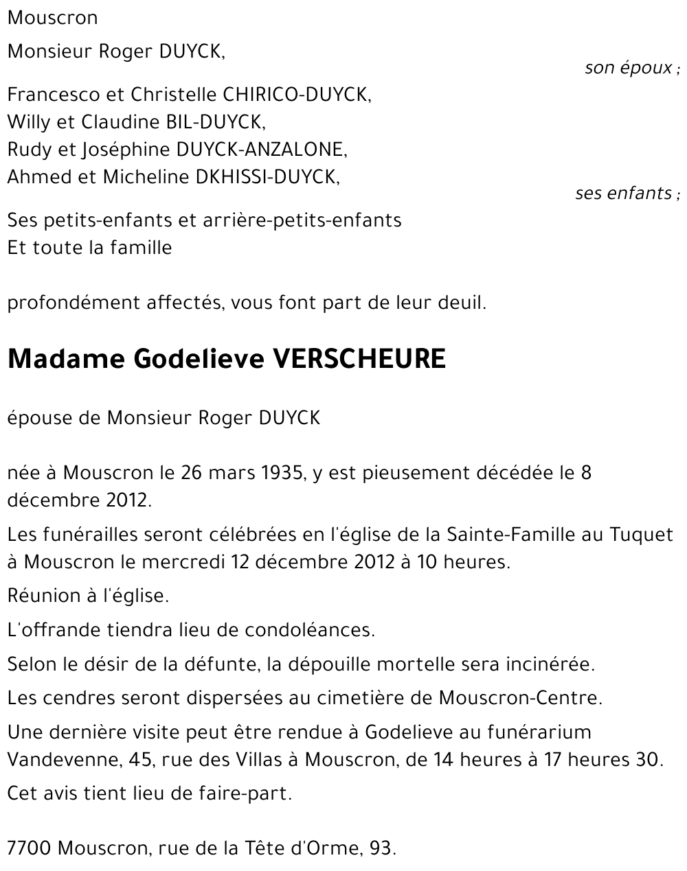 Godelieve VERSCHEURE